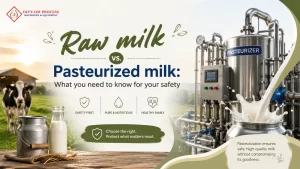 Read more about the article Raw milk vs. Pasteurized milk: What you need to know for your safety